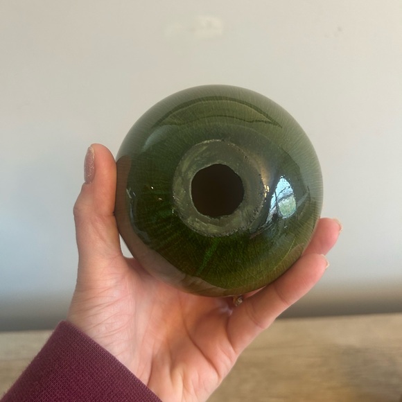 Ceramic Orbs 4pc Set 3.5/4” Filigree Earth tone Decorative Bowl Filler Pier1 - Picture 12 of 16